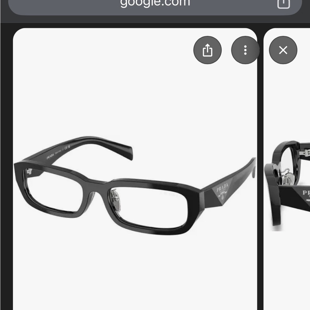 Prada Elegant Black Glasses